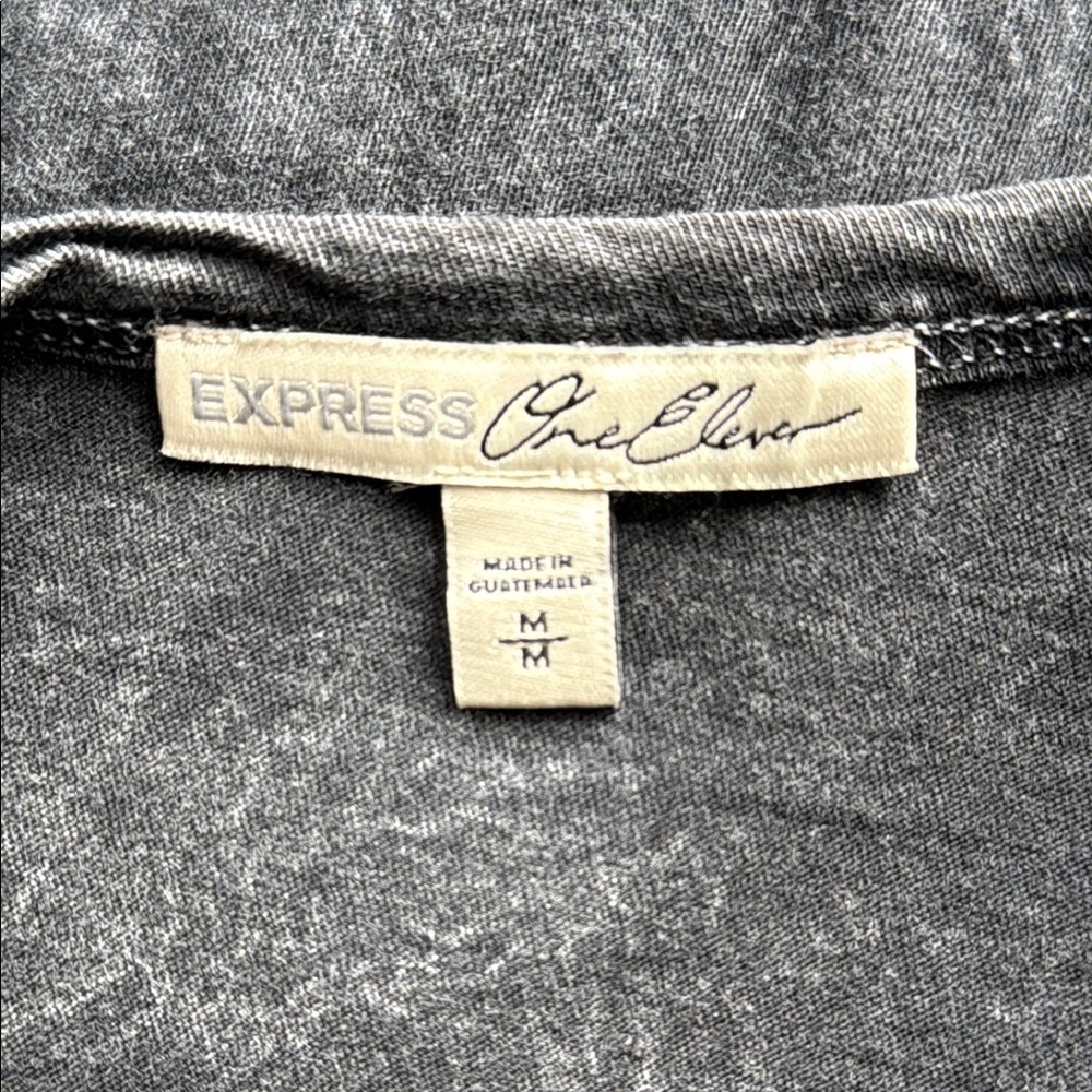 Express CHAMPAGNE PROBLEMS Black Mineral Washed Graphic Tee Size M Taylor Swift - Picture 5 of 6